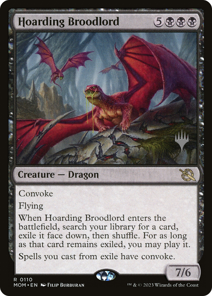 Hoarding Broodlord (Promo Pack) [March of the Machine Promos]-1