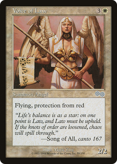 Voice of Law (USG-055) - Urza's Saga-1
