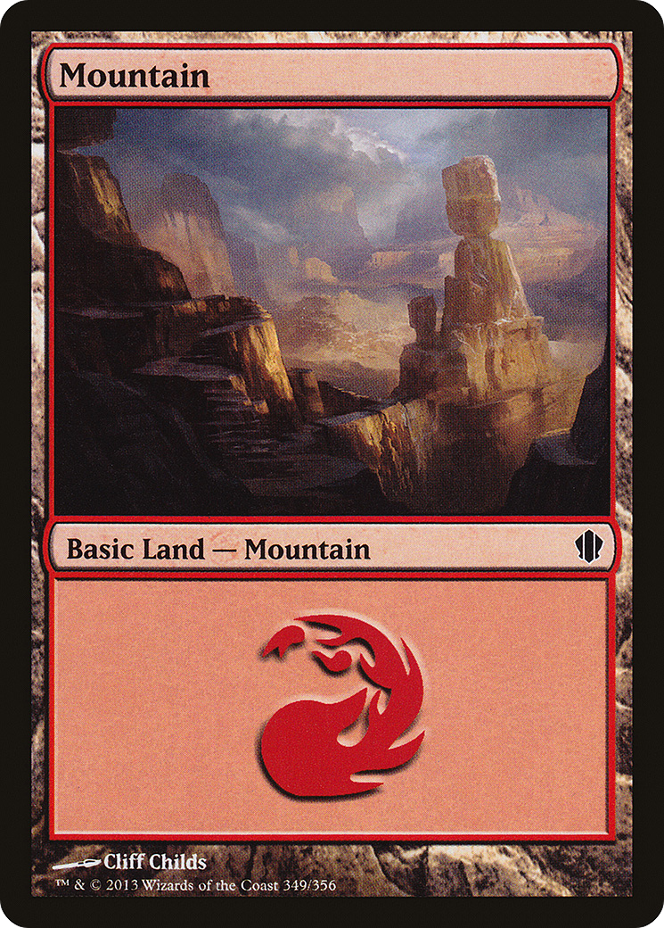 Mountain (349) [Commander 2013]-1