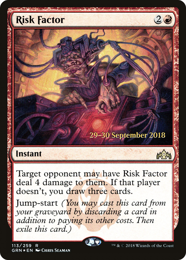 Risk Factor [Guilds of Ravnica Prerelease Promos]-1