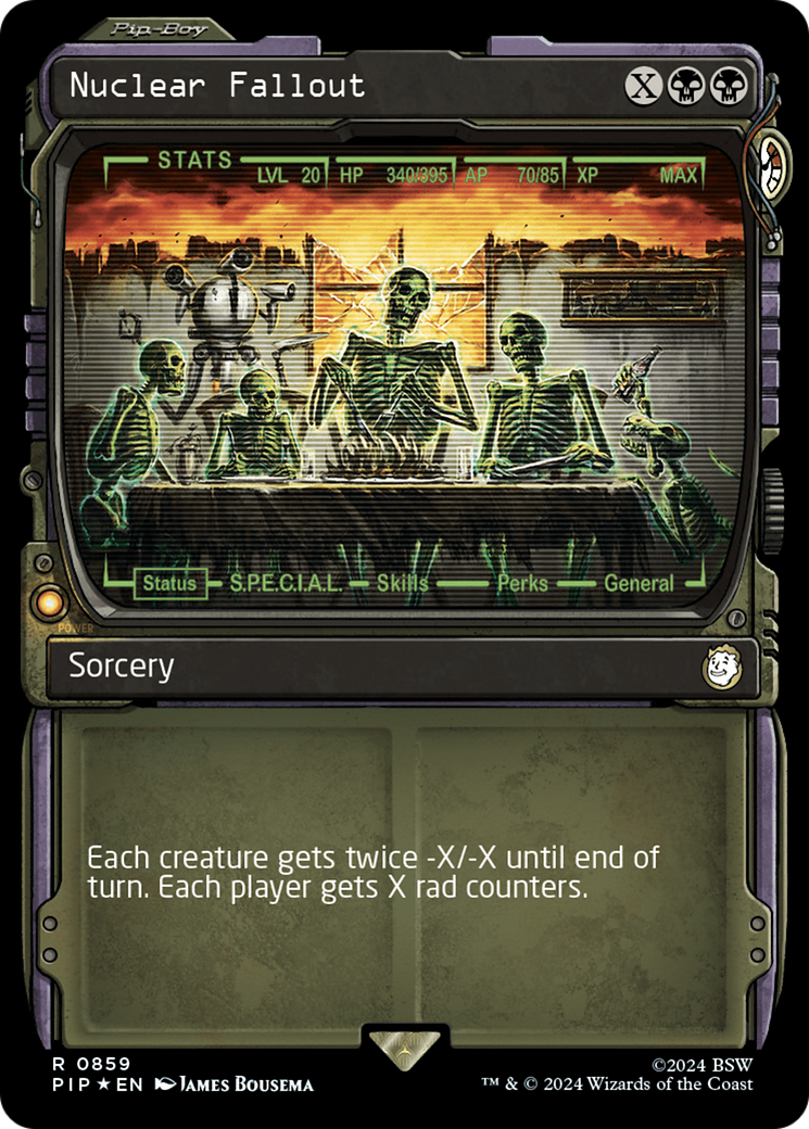Nuclear Fallout (Showcase) (Surge Foil) [Fallout]-1