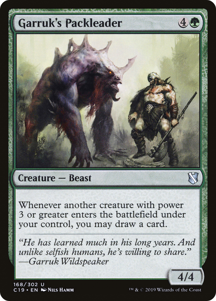 Garruk's Packleader [Commander 2019]-1