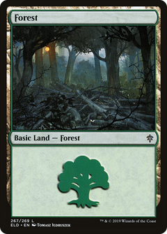 Forest (267) [Throne of Eldraine]-1