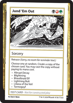Jund 'Em Out [Mystery Booster 2 Playtest Cards]-1