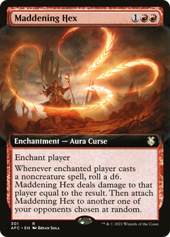 Maddening Hex (Extended Art) [Dungeons & Dragons: Adventures in the Forgotten Realms Commander]-1
