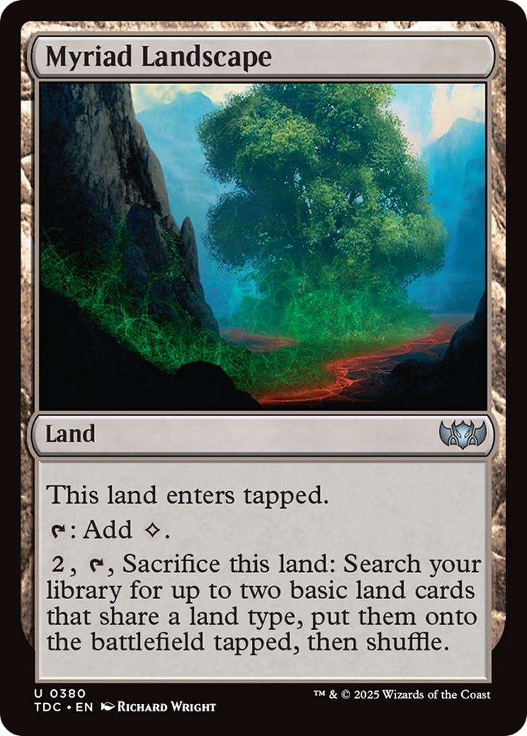 Myriad Landscape [Tarkir: Dragonstorm Commander]-1