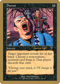 Duress - 2001 Tom van de Logt (7ED) (WCD-) - World Championship Decks 2001-1