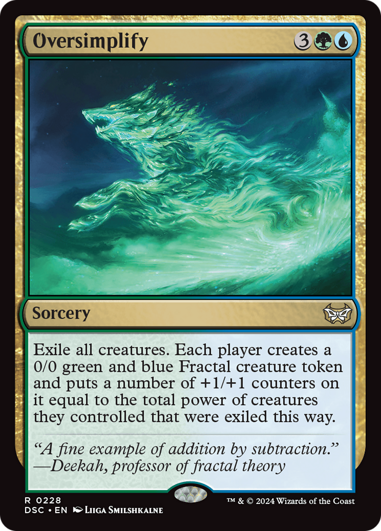 Oversimplify [Duskmourn: House of Horror Commander]-1