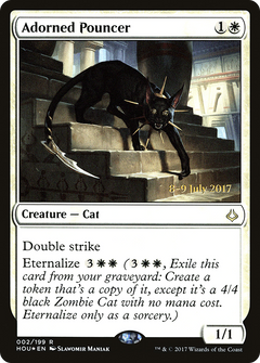 Adorned Pouncer [Hour of Devastation Prerelease Promos]-1