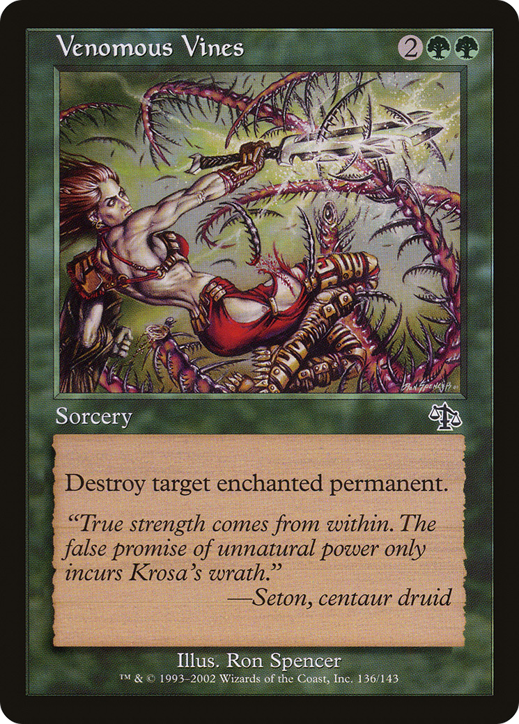 Venomous Vines (JUD-136) - Judgment Foil-1