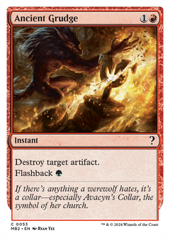 Ancient Grudge (White Border) [Mystery Booster 2]-1