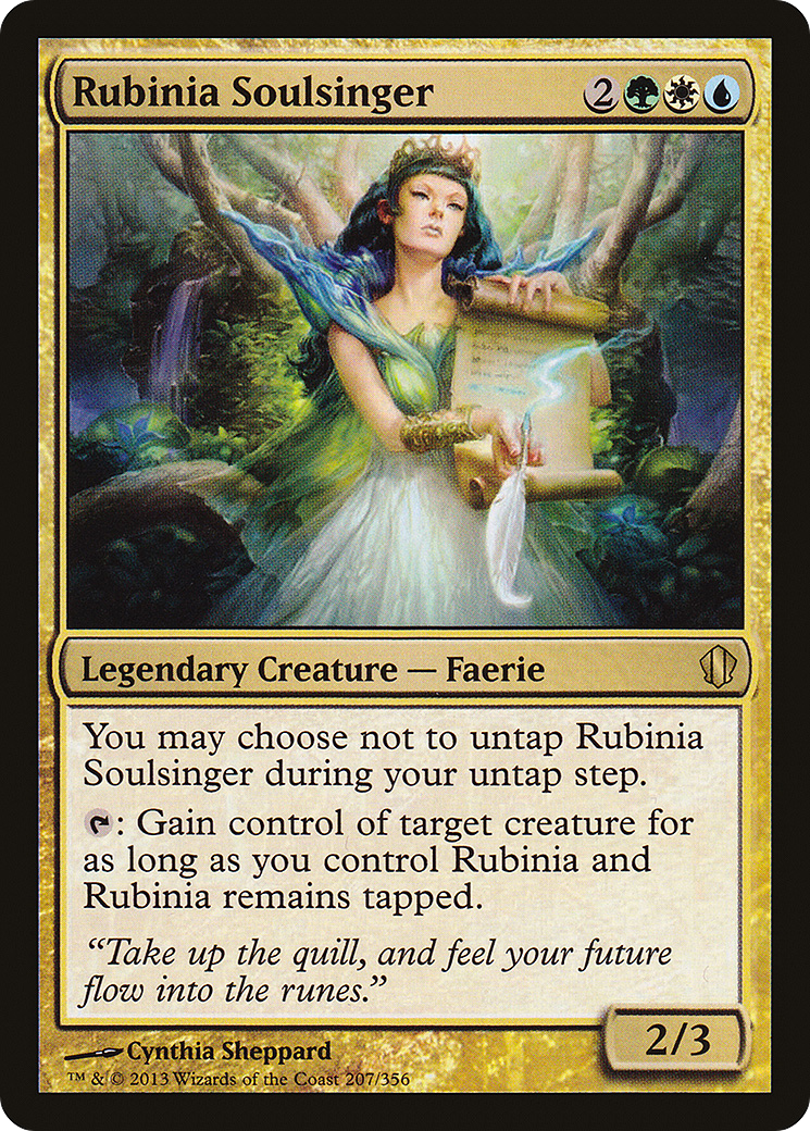 Rubinia Soulsinger [Commander 2013]-1