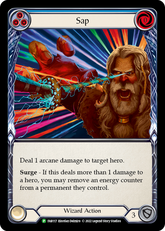 Sap (Blue) [FAB117] (Promo)  Rainbow Foil-1