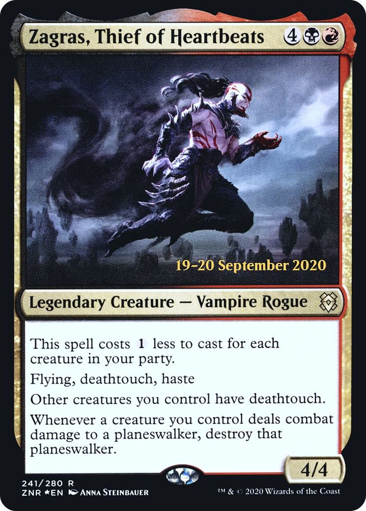 Zagras, Thief of Heartbeats (PRE-241) - Zendikar Rising Promos Foil-1