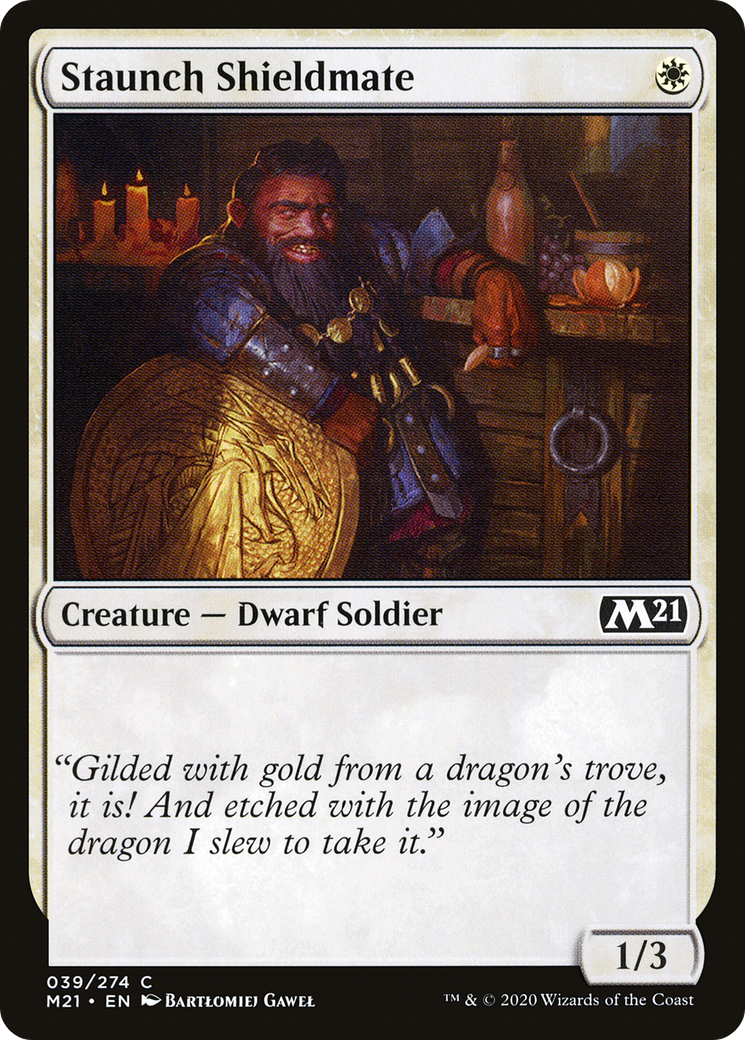Staunch Shieldmate [Core Set 2021]-1