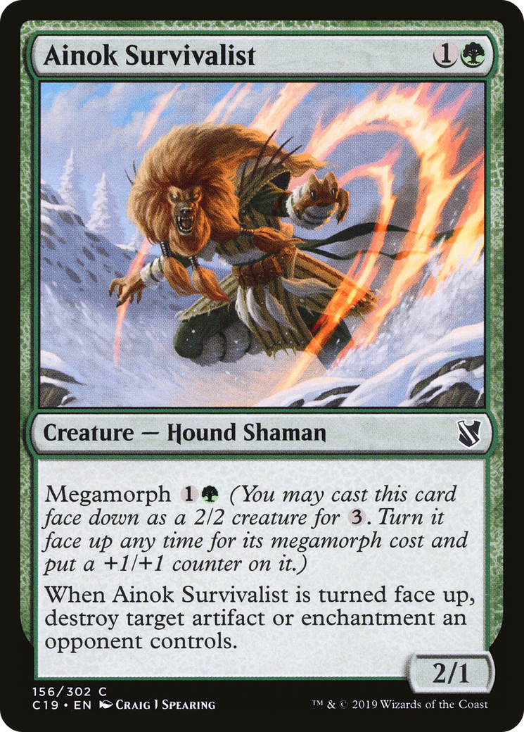 Ainok Survivalist [Commander 2019]-1