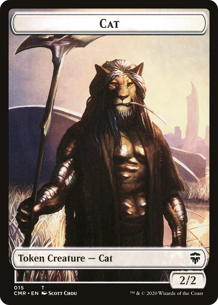 Cat (TCMR-015) - Commander Legends Tokens-1