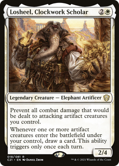 Losheel, Clockwork Scholar [Commander 2021]-1