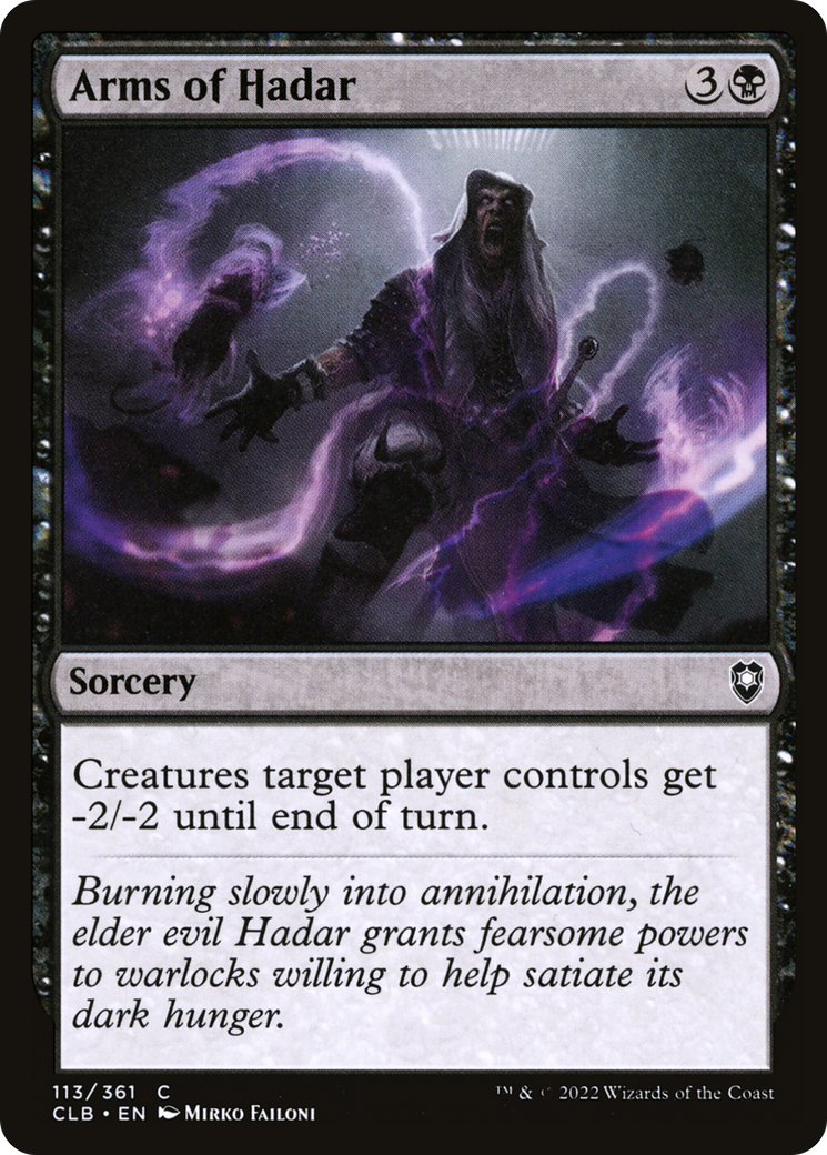 Arms of Hadar [Commander Legends: Battle for Baldur's Gate]-1