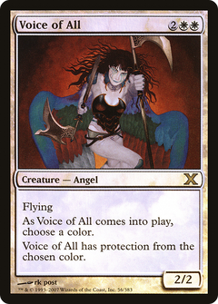 Voice of All (10E-56★) - Tenth Edition Foil-1