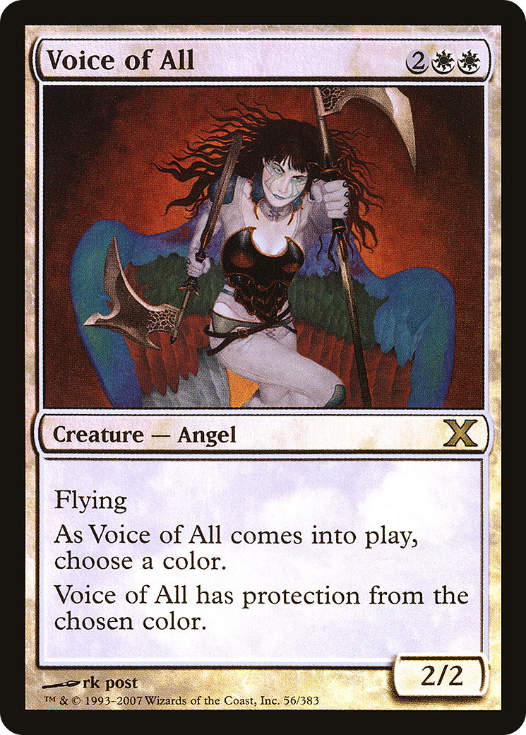 Voice of All (10E-56★) - Tenth Edition Foil-1