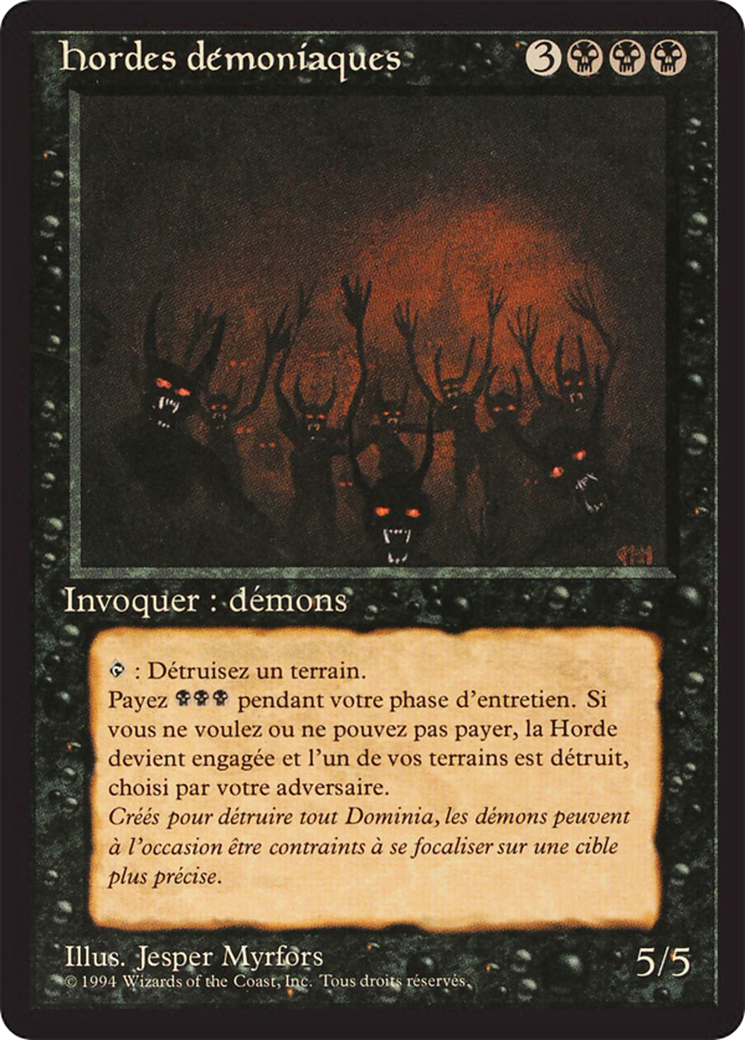 Demonic Hordes (FBB-) - Foreign Black Border-1