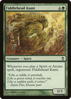 Fiddlehead Kami [Saviors of Kamigawa]-1