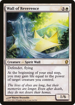 Wall of Reverence (C13-026) - Commander 2013-1