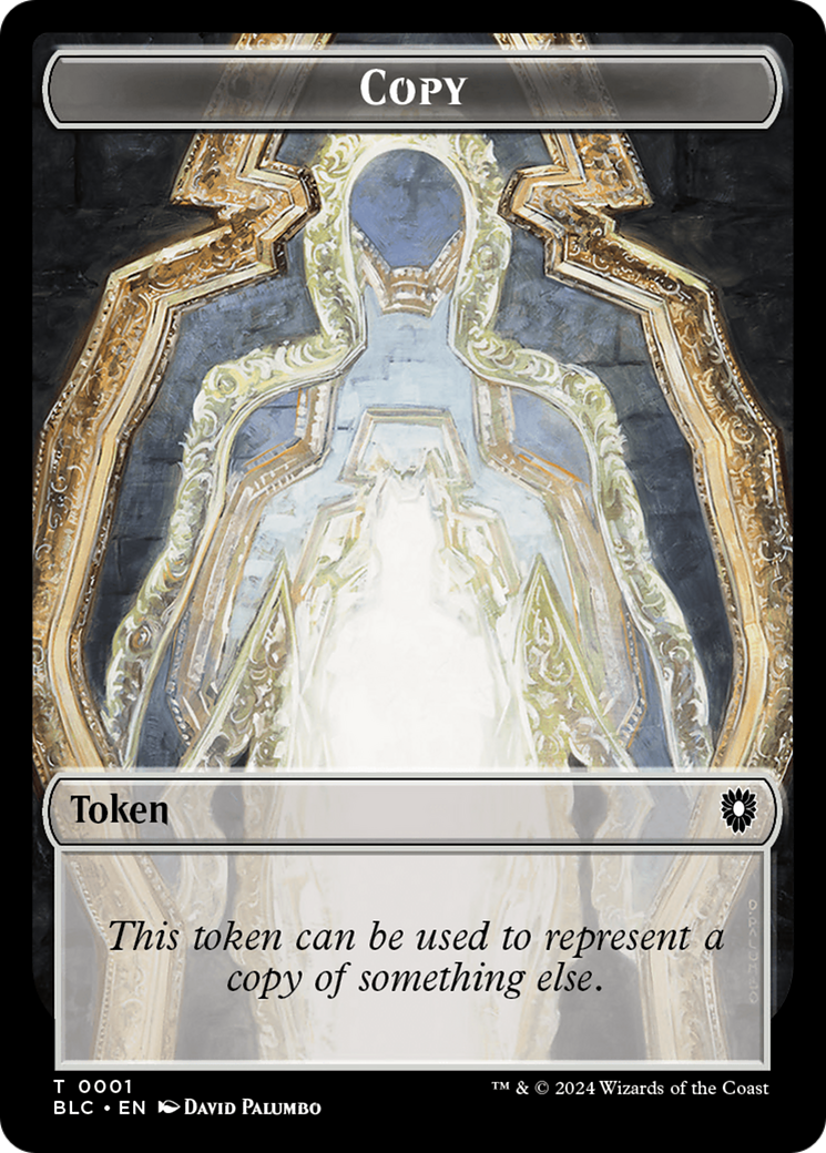 Copy (TBLC-001) - Bloomburrow Commander Tokens Foil-1