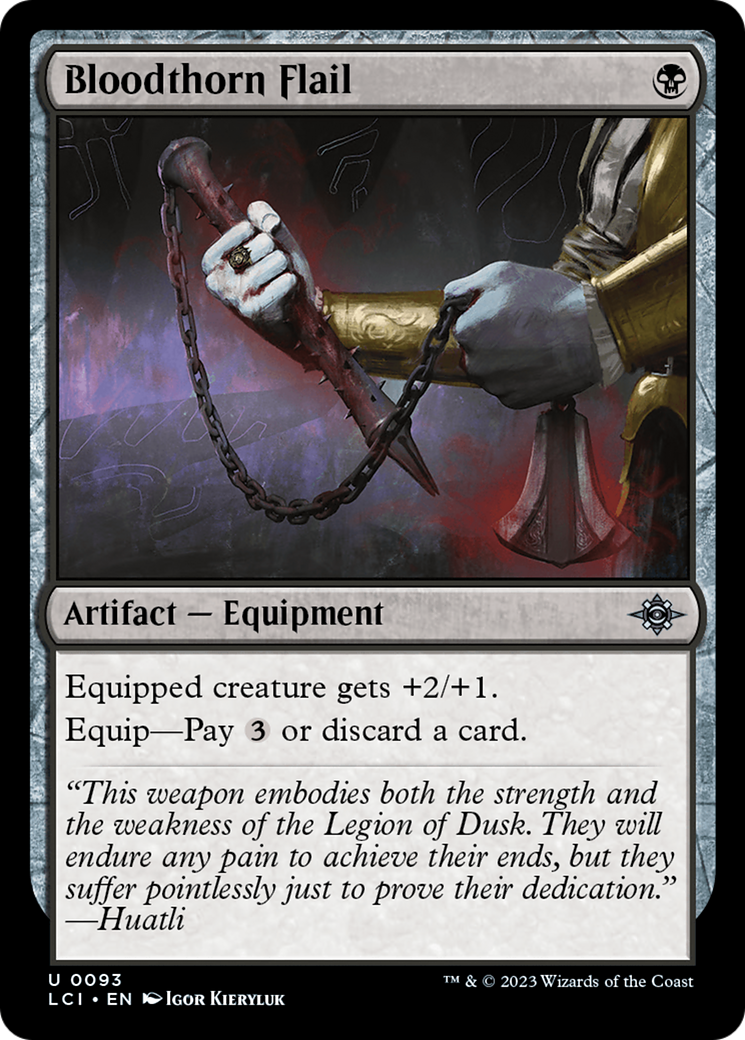 Bloodthorn Flail [The Lost Caverns of Ixalan]-1