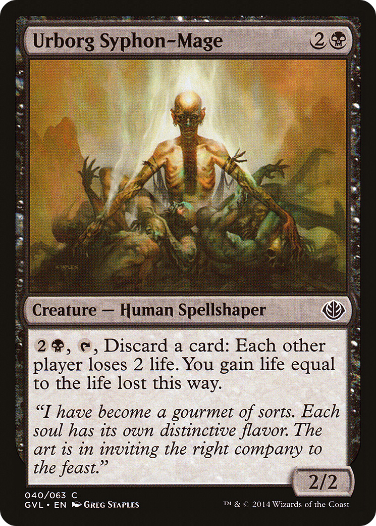 Urborg Syphon-Mage (DD3-) - Duel Decks Anthology: Garruk vs. Liliana-1
