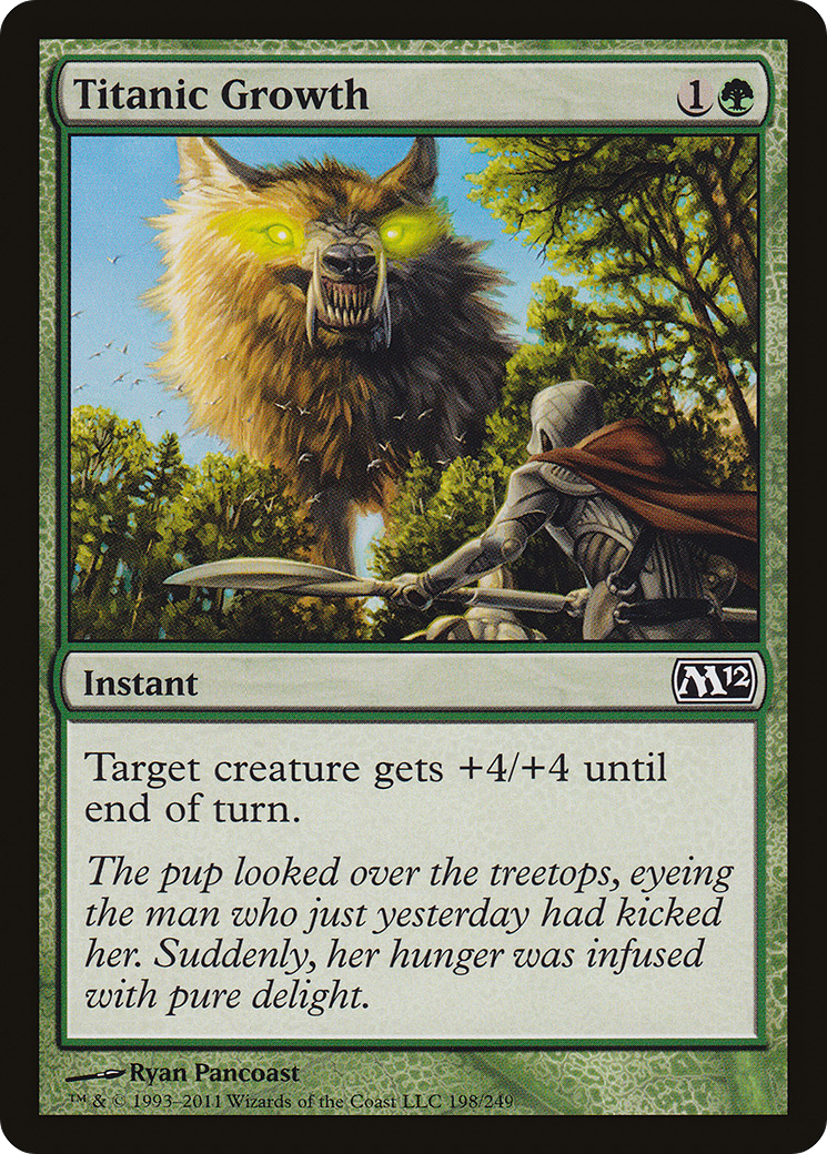 Titanic Growth (M12-198) - Magic 2012 Foil-1