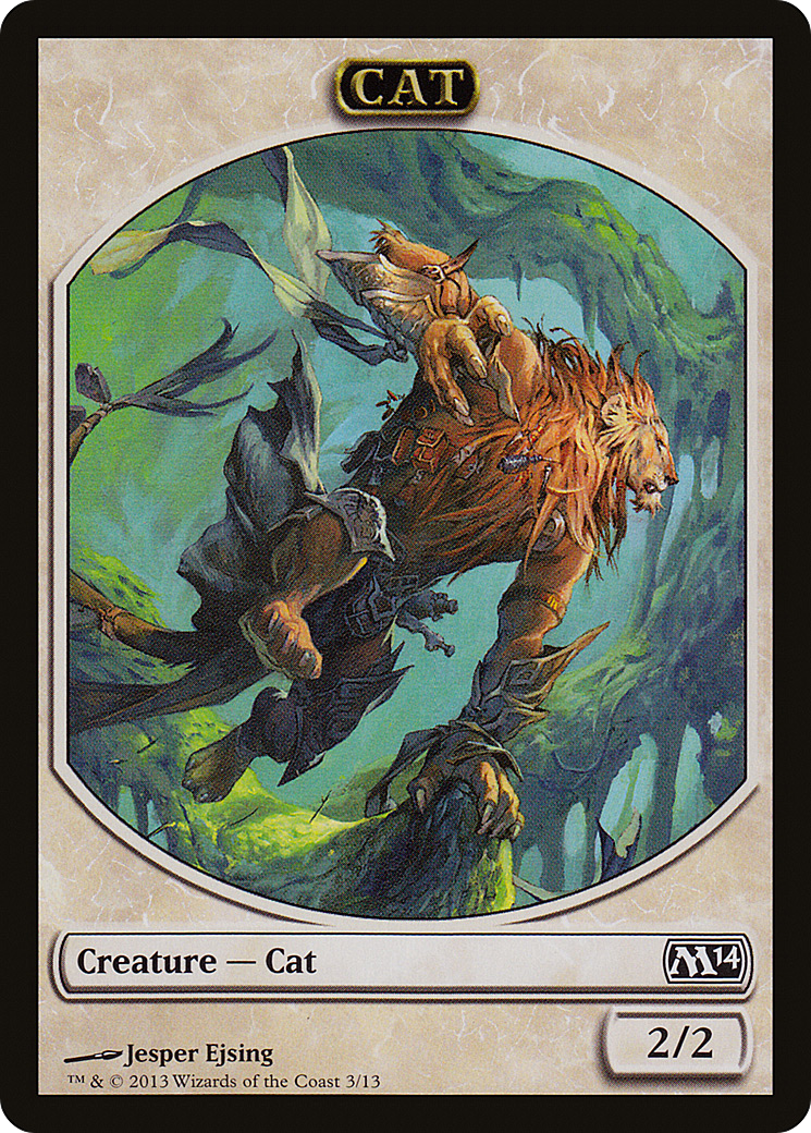 Cat Token [Magic 2014 Tokens]-1