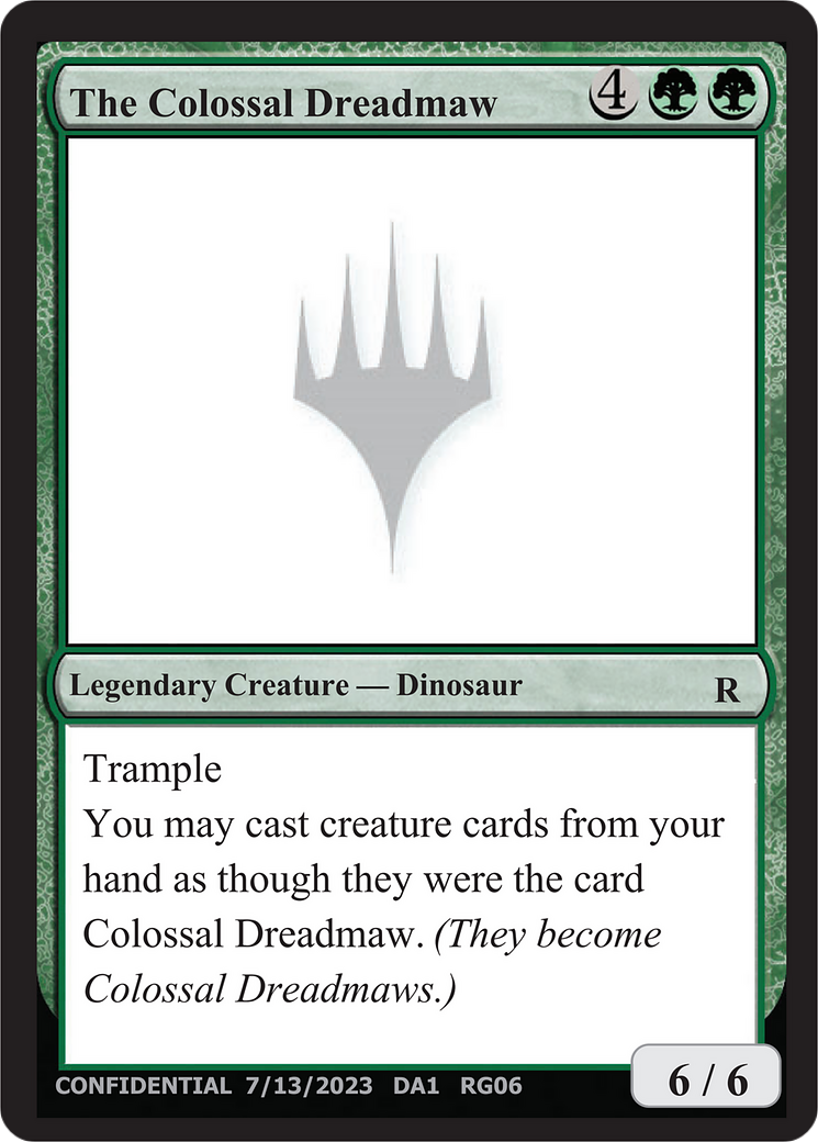 The Colossal Dreadmaw (UNK-RG06B) - Unknown Event-1