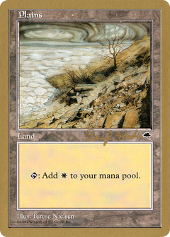 Plains (Dead Tree) - 1998 Brian Hacker (TMP) (WCD-) - World Championship Decks 1998-1