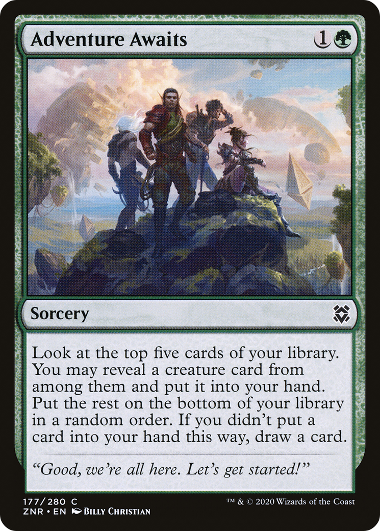 Adventure Awaits [Zendikar Rising]-1