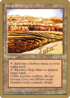 Strip Mine - 1996 Bertrand Lestree (4ED) (WCD-) - Pro Tour Collector Set-1
