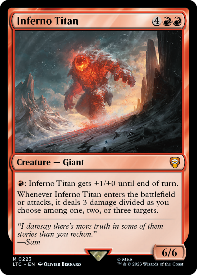 Inferno Titan [The Lord of the Rings: Tales of Middle-Earth Commander]-1