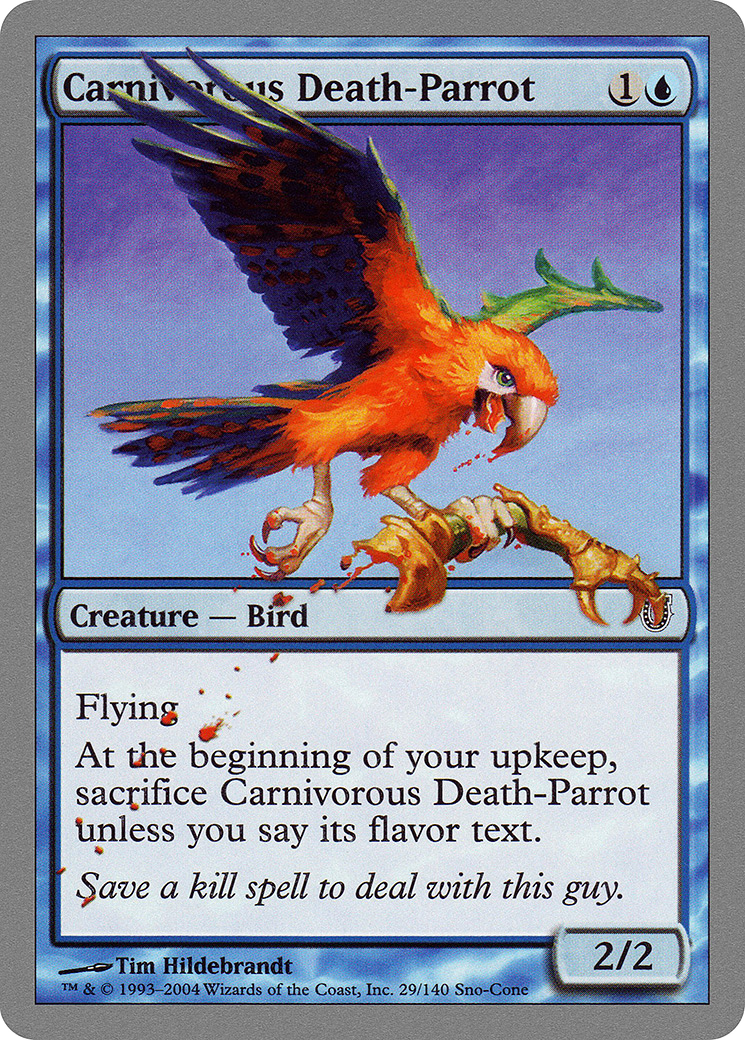 Carnivorous Death-Parrot [Unhinged]-1