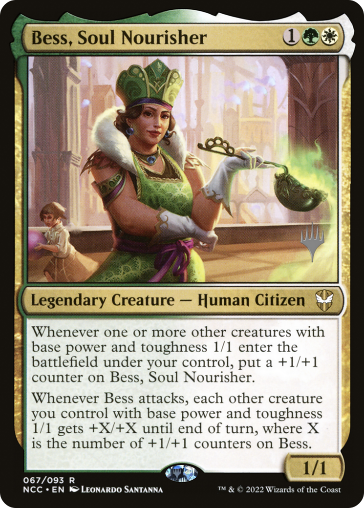 Bess, Soul Nourisher (Promo Pack) [Streets of New Capenna Commander Promos]-1