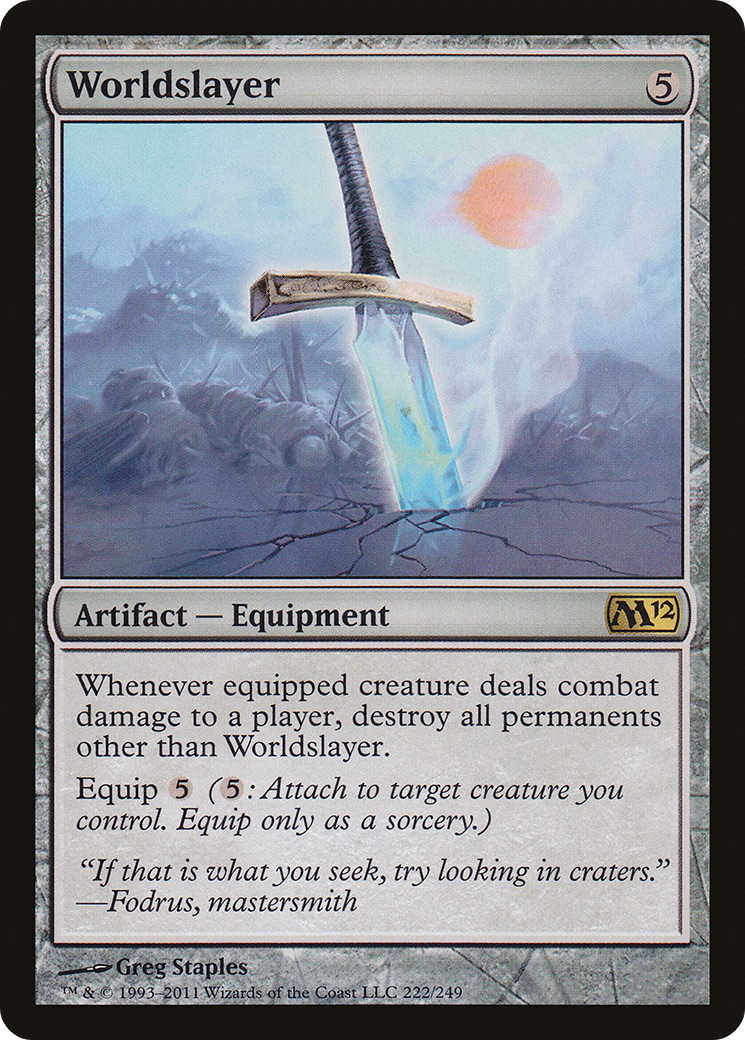 Worldslayer (M12-222) - Magic 2012 Foil-1