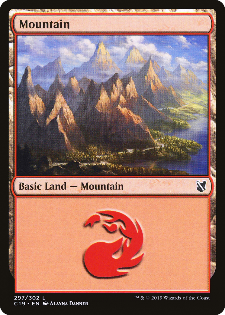 Mountain (297) [Commander 2019]-1