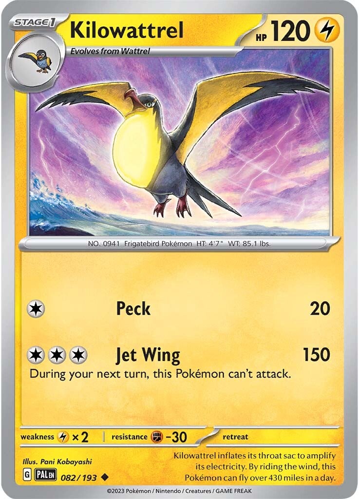 Kilowattrel (082/193) [Scarlet & Violet: Paldea Evolved]-1