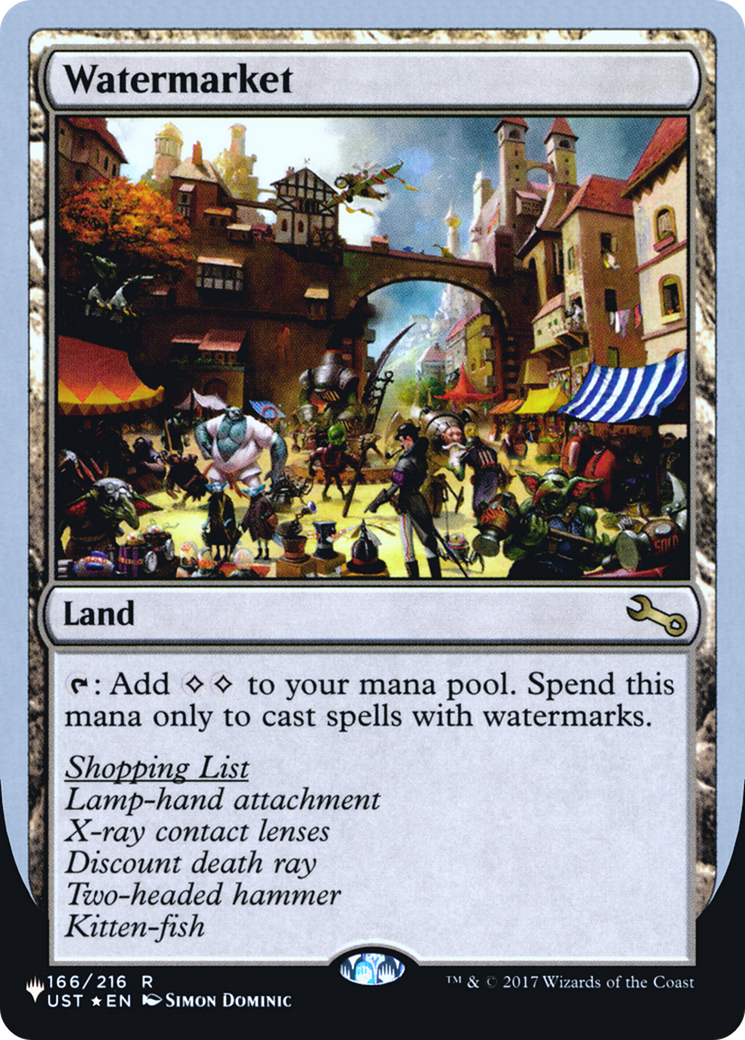 Watermarket (LIST-166/216) - The List (Unfinity Foil Edition) Foil-1