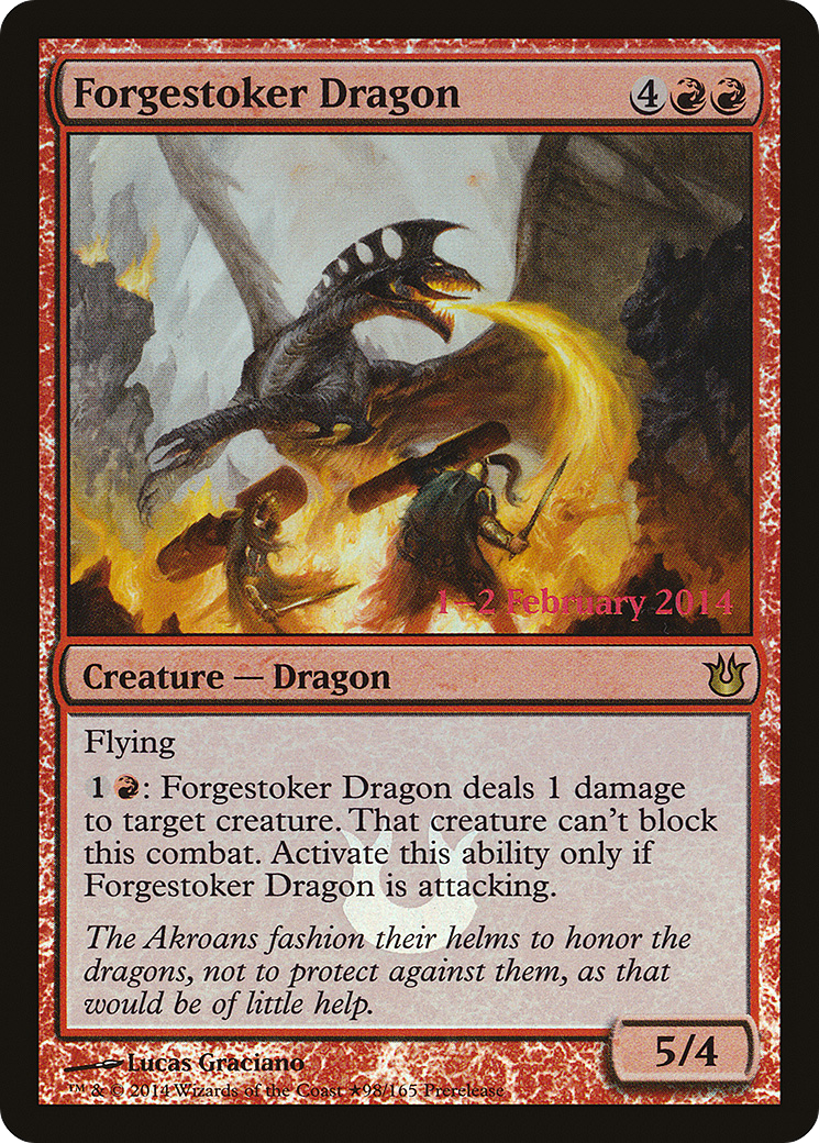 Forgestoker Dragon [Born of the Gods Prerelease Promos]-1