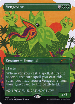 Vengevine (SLD-1078) - Secret Lair Drop (Borderless) Foil-1