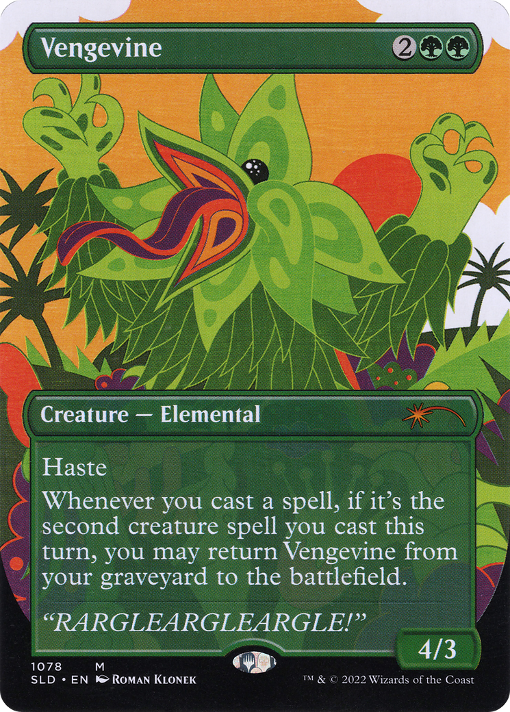 Vengevine (SLD-1078) - Secret Lair Drop (Borderless) Foil-1