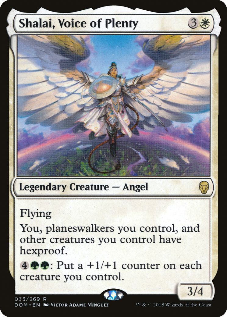 Shalai, Voice of Plenty [Dominaria]-1
