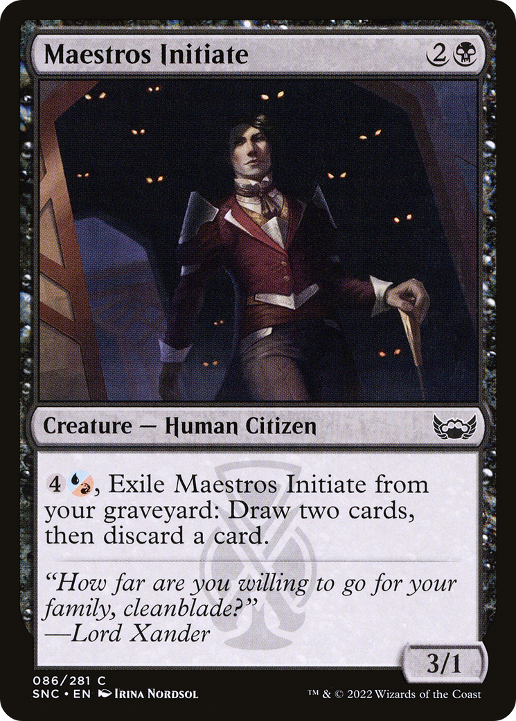 Maestros Initiate [Streets of New Capenna]-1
