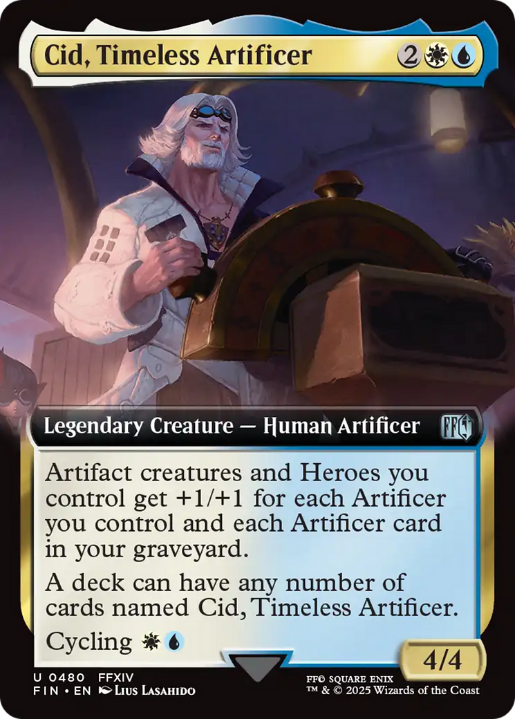 Cid, Timeless Artificer (Extended Art) [FINAL FANTASY]-1